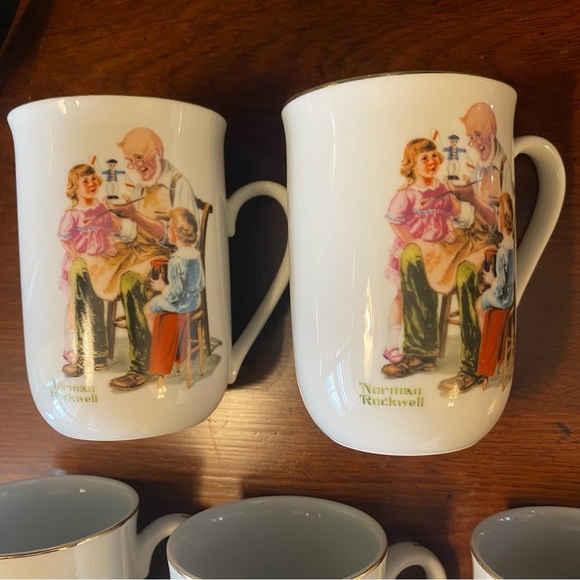 1982 Norman Rockwell Museum collectible mugs, set of 5 - Picture 4 of 10